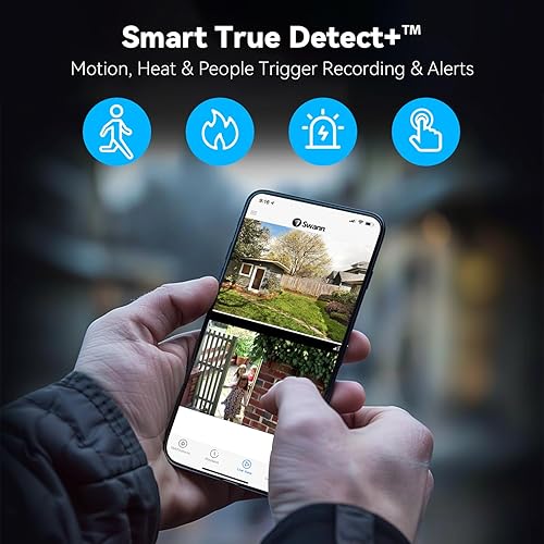 Miniatura 7 de Swann Buddy4K UHD - Timbre inalámbrico y timbre de video  Sin tarifa mensual  Vista ultra ancha de 165  Análisis inteligente  Audio de 2 vías