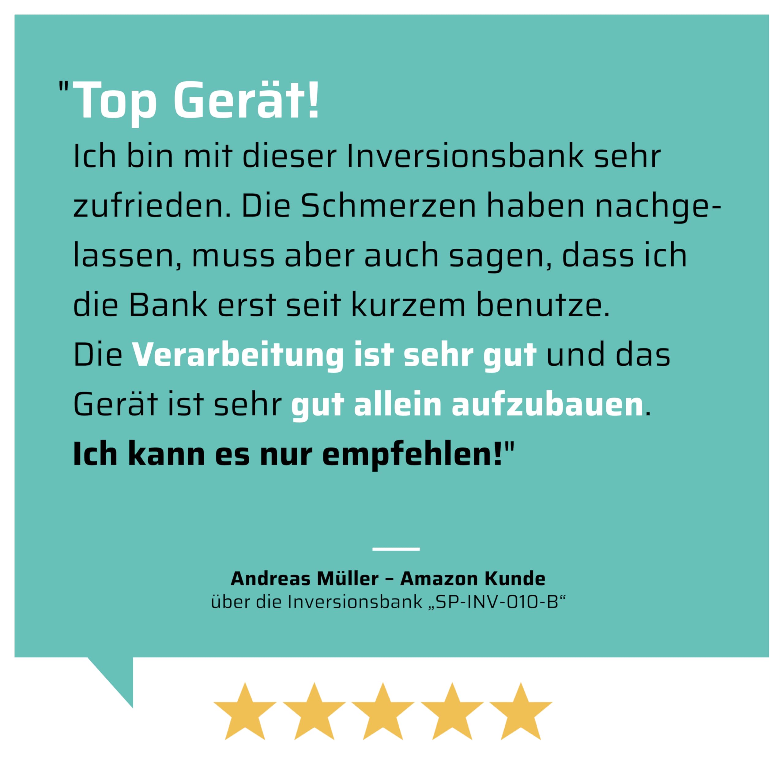 SportPlus Inversionsbank, klappbarer Schwerkrafttrainer, Inversion Table mit 4 Inversionswinkel, Streckbank zur Entlastung der Wirbelsäule, Nutzergewicht bis 135 kg, Rückenstrecker