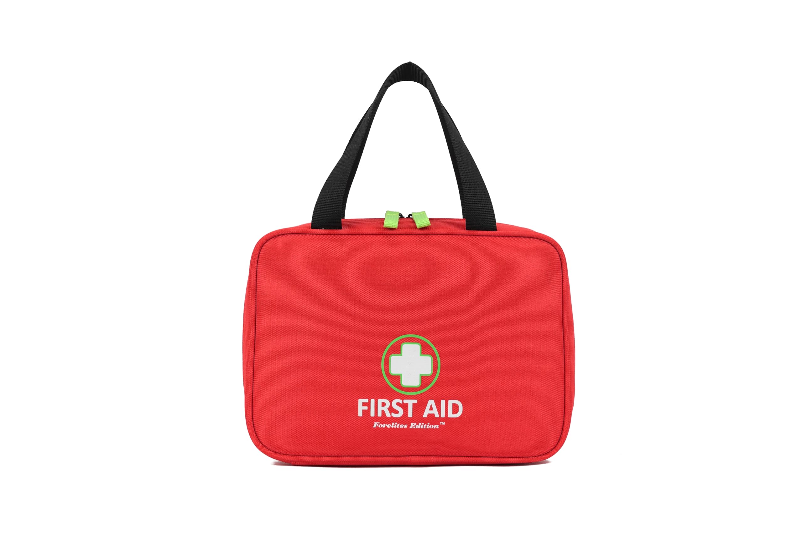 Handy First Aid Bag Empty (Bag Only), First Aid Kit Portable For Home, Office, Vehicle, Emergency Kit For Your Next Adventure, First Aid Supplies Organizer Bag For Camping, Travel, Sports, Red Pouch