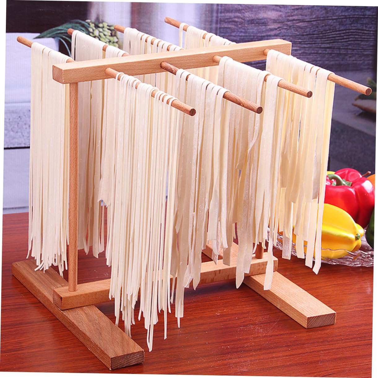 Essiccatoio per Pasta in Legno Arancia, Asciuga Pasta