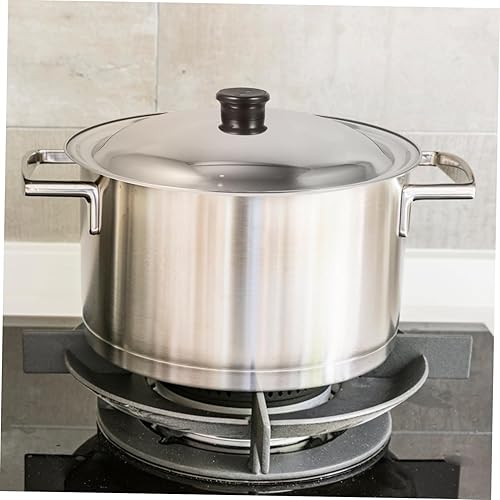 Miniatura 8 de CALLARON Tapa universal de acero inoxidable tapa de sartén de hierro fundido para ollas sartenes y sartenes utensilios de cocina 110in