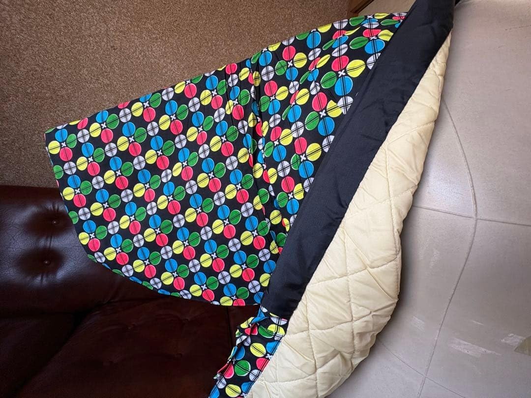 はんてん 子供 袖なし 日本製 半纏 子供用 久留米織 【 kids おしゃれ こども 子ども かわいい 暖かい 温かい 半天 袢纏 どてら 丹前  ちゃんちゃんこ 綿入れ 中綿 中わた キッズ ポンチョ ギフト プレゼント 】 日本製水玉柄 ちゃんこ どてら はんてん 手作り半纏 SーMサイズ子供