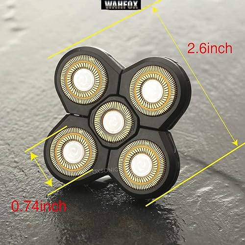 Miniatura 54 de WAHFOX Cable de carga para afeitadora de cabeza para el aseo libre Freebird Skull Shaver cabeza afeitadora, cable de cargador WAHFOX para muchas