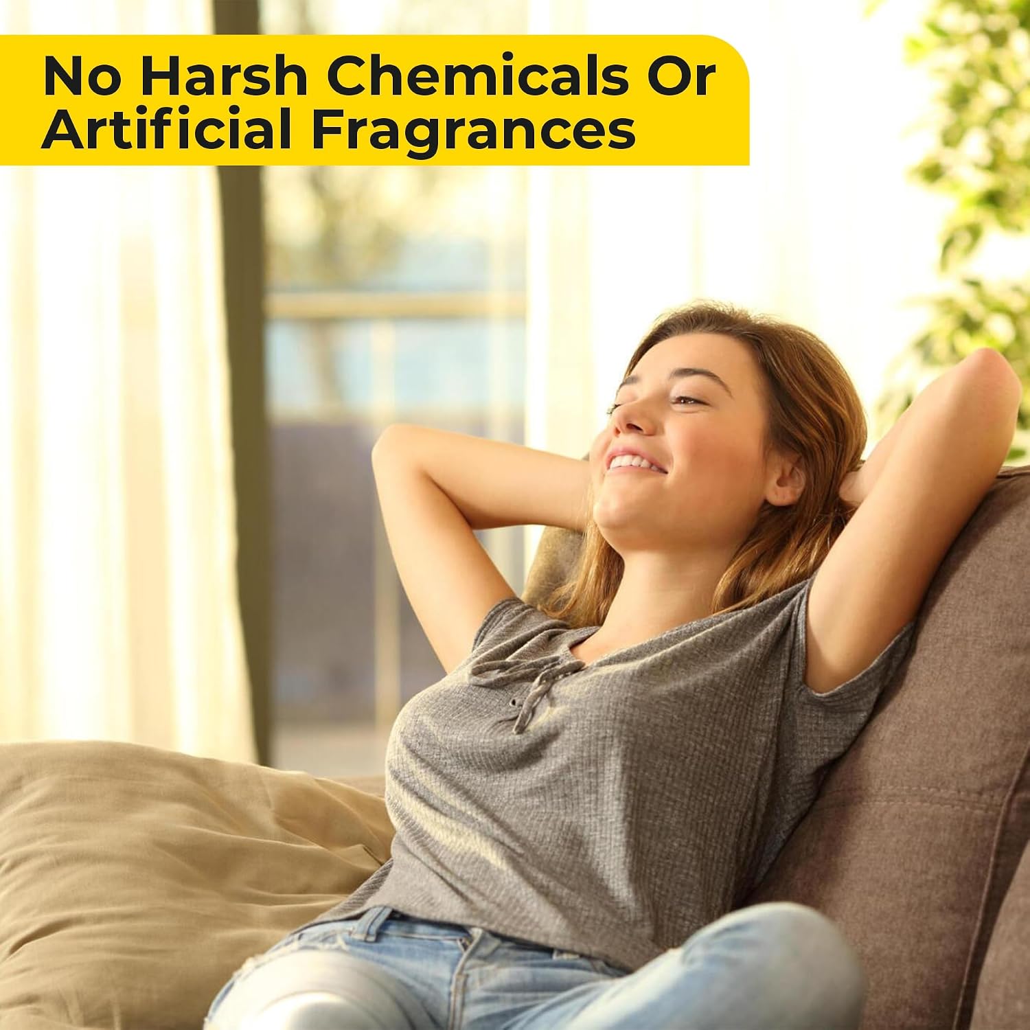 Aromasong 100% Natural Carpet Deodorizer Powder Citrus – 2 Pack, (13 oz Each) – Pet-Safe Carpet Freshener Powder – Eliminator of Strong Odors & Pet Urine – Improved Formula