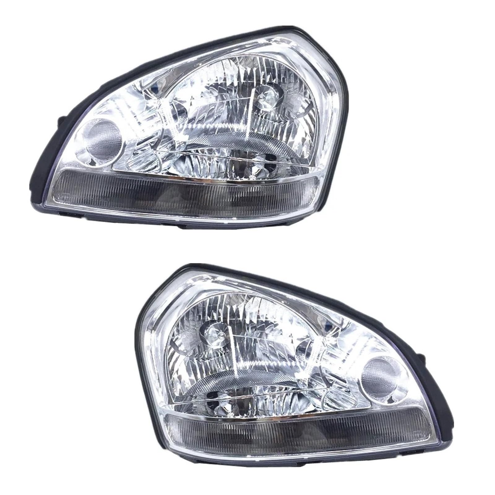 Faro Auto 1 Coppia Per Hyundai Per Tucson 2005 2006 2007 2008 2009 2010 Gruppo Ottico Anteriore Paraurti Anteriore Faro Anteriore Faro Principale Fari(1Pair white)