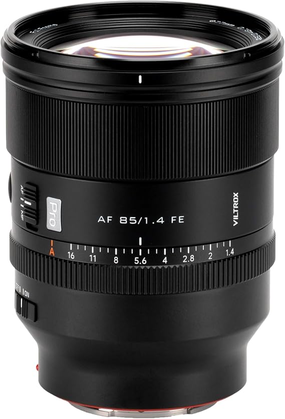 VILTROX 85mm f1.4 Pro FE Lens, AF 85mm f/1.4 FE for Sony E-Mount, Portrait Lens for Sony FE a7iv a7c ii a7rv a9iii zve1 fx3 ev-e10 ii a6700 a6600
