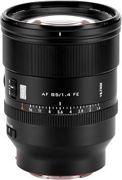 VILTROX 85mm f1.4 Pro FE Lens, AF 85mm f/1.4 FE for Sony E-Mount, Portrait Lens for Sony FE a7iv a7c ii a7rv a9iii zve1 fx3 ev-e10 ii a6700 a6600