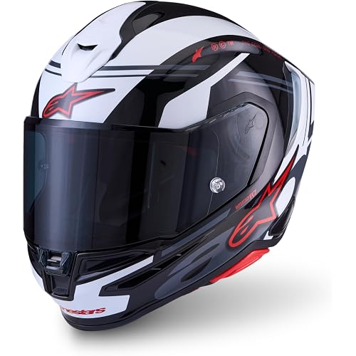 Alpinestars S-R7 A-Core Helmet Men's, Motorcycle Racing, Lightweight Advanced Carbon Composite Shell