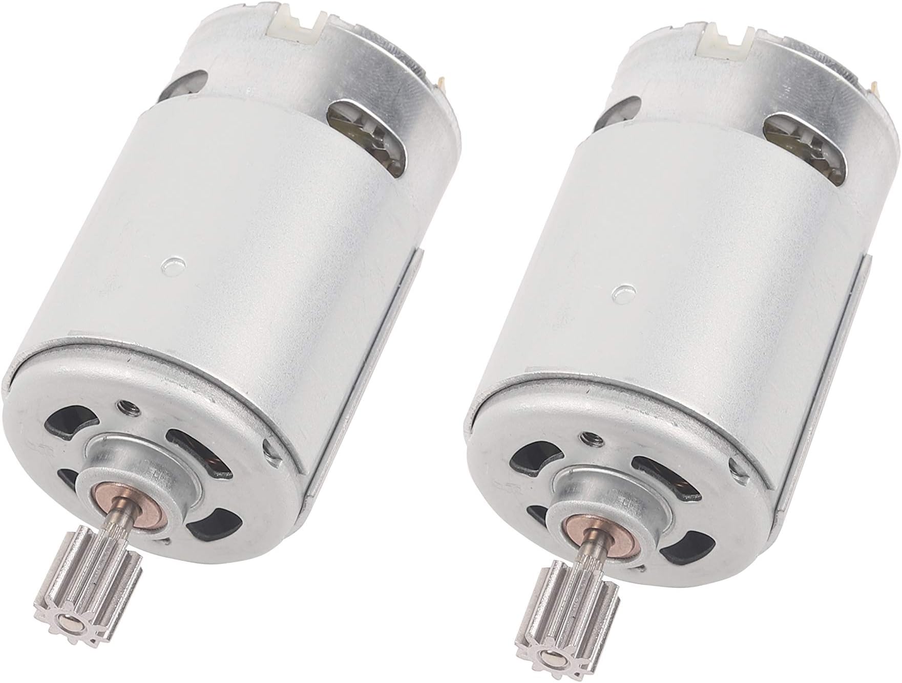 2 Pcs 550 24V 40000RPM Electric Motor for Kids Ride On Car, RS550 24 Volt Motor Gearbox Accessories for Children Ride On Toys Replacement Parts
