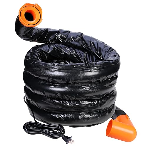 Snapklik.com : Hu0026G Lifestyles 20ft Heated Sewer Hose For RV Waste Hose  Heater Anti-Freeze Prevent Freezing At -20 3Inches Large Pipe Diameter  Bayonet Fittings