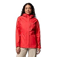 Columbia Pouring Adventure 3 - Giacca impermeabile da donna, rosso papavero