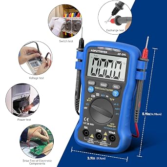 Digital Multimeter AP-39C Auto Ranging TRMS Multimeter