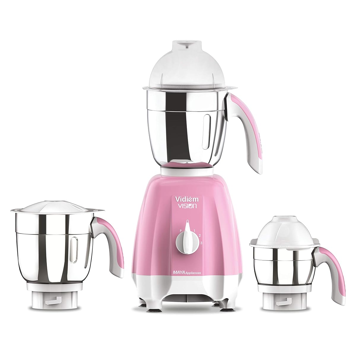 Vidiem Acrylonitrile Butadiene Styrene Mixer Grinder (Pink) 580 A Vision |