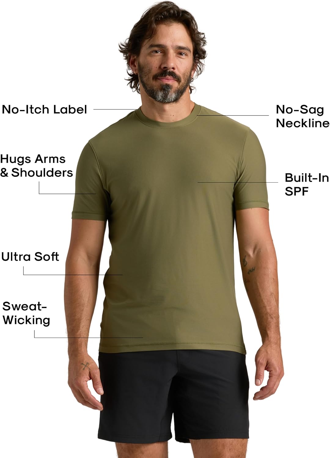 True Classic Workout Shirts for Men – Shirts & Muscle Shirt for Men, Gym Shirt, Tank Top and Athletic Base Layer - Image 2