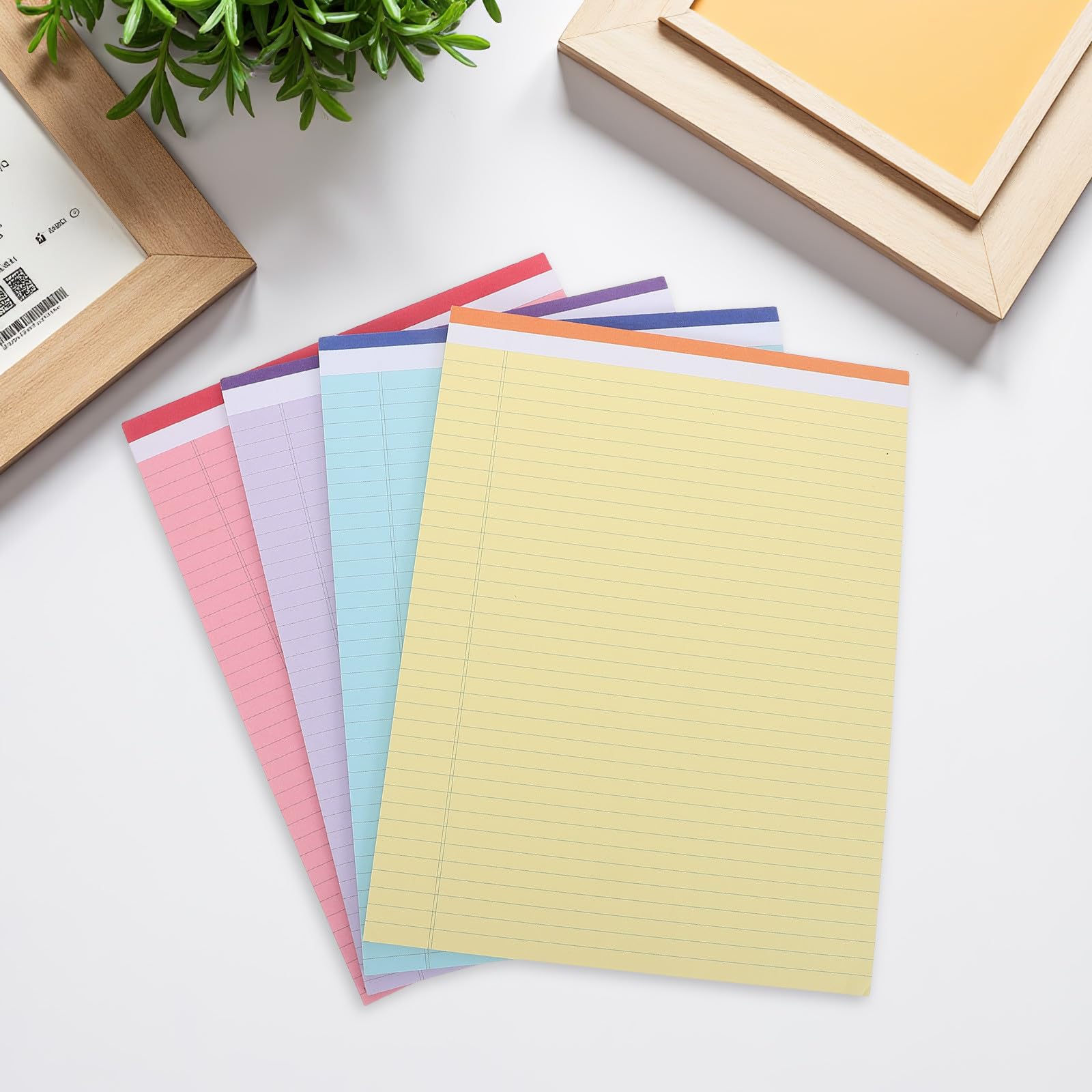 IMIKEYA 8 Stück Notizblock aus Papier für Schreibtisch mit Gelochten Blättern College Linierte Blätter für Glattes Schreiben und Effiziente Organisation Glatter Oberflächen
