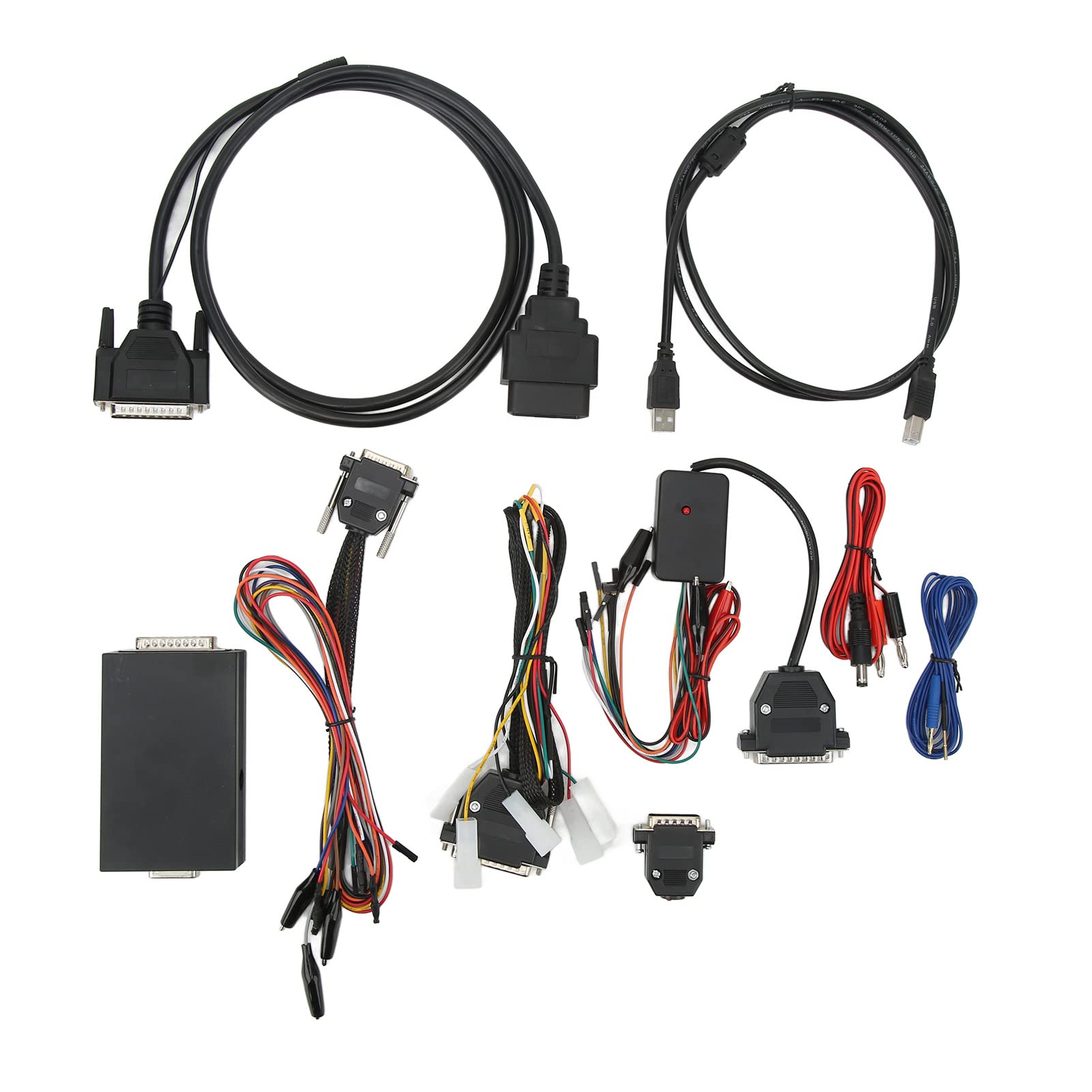 OBD2-Scanner, Professionelles OBD2-ECU-Programmiertool für Kess V2.8 5.017 EU-Versions-Software-Upgrade. 12 V Genaues Fehler-Tuning-Diagnose-Scan-Tool für PKW, LKW, Traktor