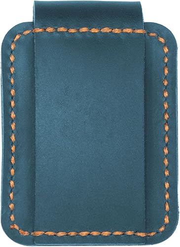 Miniatura 13 de Funda de cuero hecha a mano para encendedor para hombres, para funda de cuero Zippo, regalo de cumpleaños para él o ella (marrón)