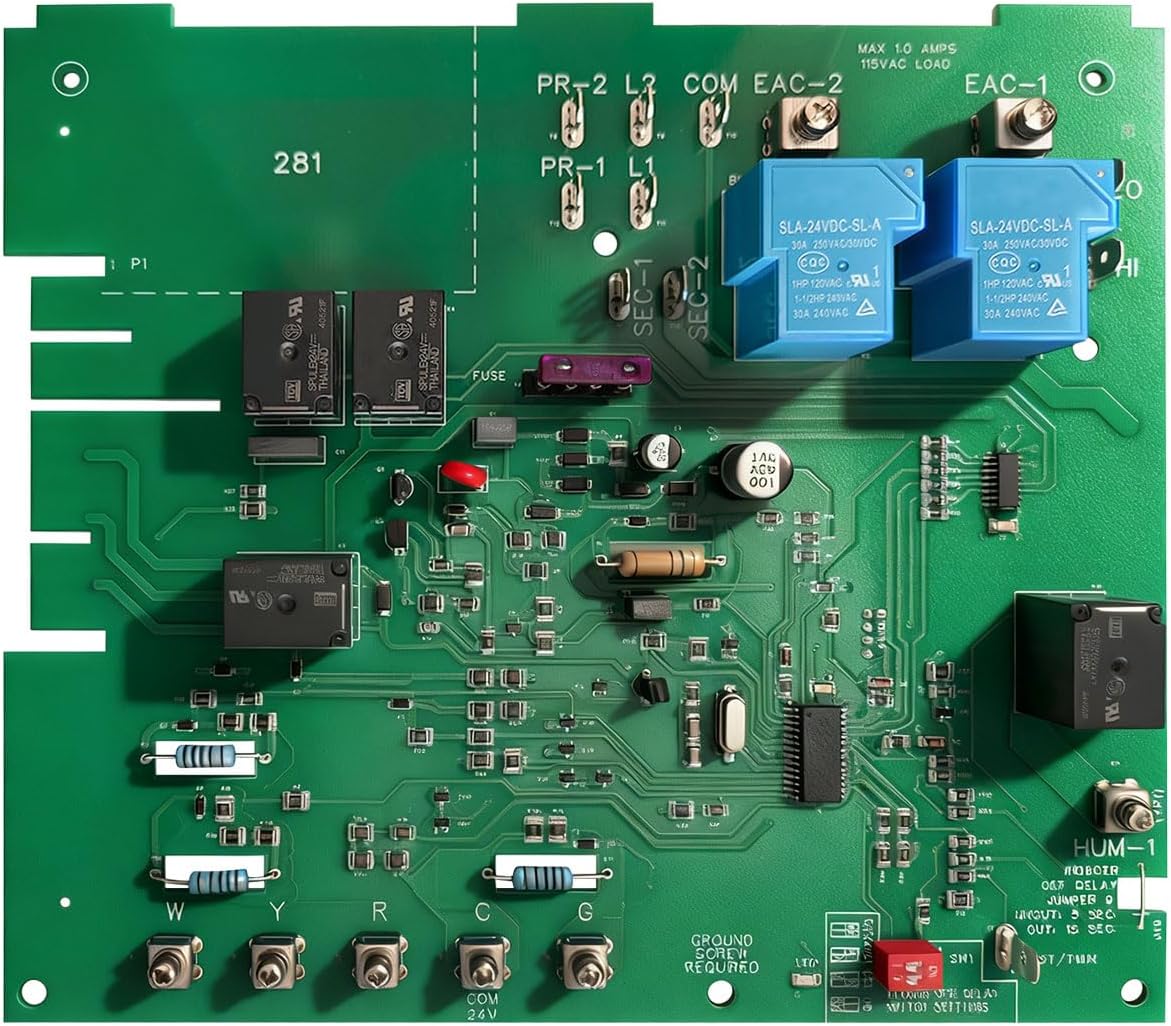 I-CM281 Furnace Control Board Replacement – Compatible with Ca-rrier CES0110057-00 / CES0110057-01 / CES0110057-02, BD-P Series & HH84AA016 – Fixed-Rate Ignition Module for Gas Furnaces