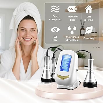 Radio Frequency Machine 40k Body Sculpting Machine 3 in 1 for Home use on The Face, Abdomen, Buttocks and Thighs