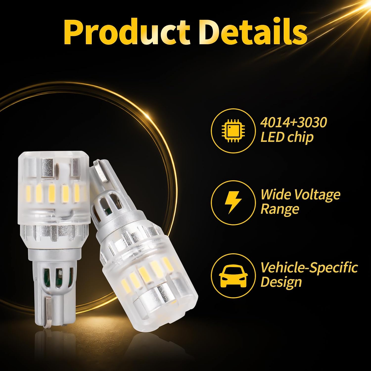 4014 3030 LED Reverse Light Bulbs for Subaru Forester 2013-2024