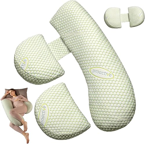 Almohadas de embarazo para dormir, almohada corporal imprescindible para el embarazo, almohada corporal de maternidad para adultos, soporte para