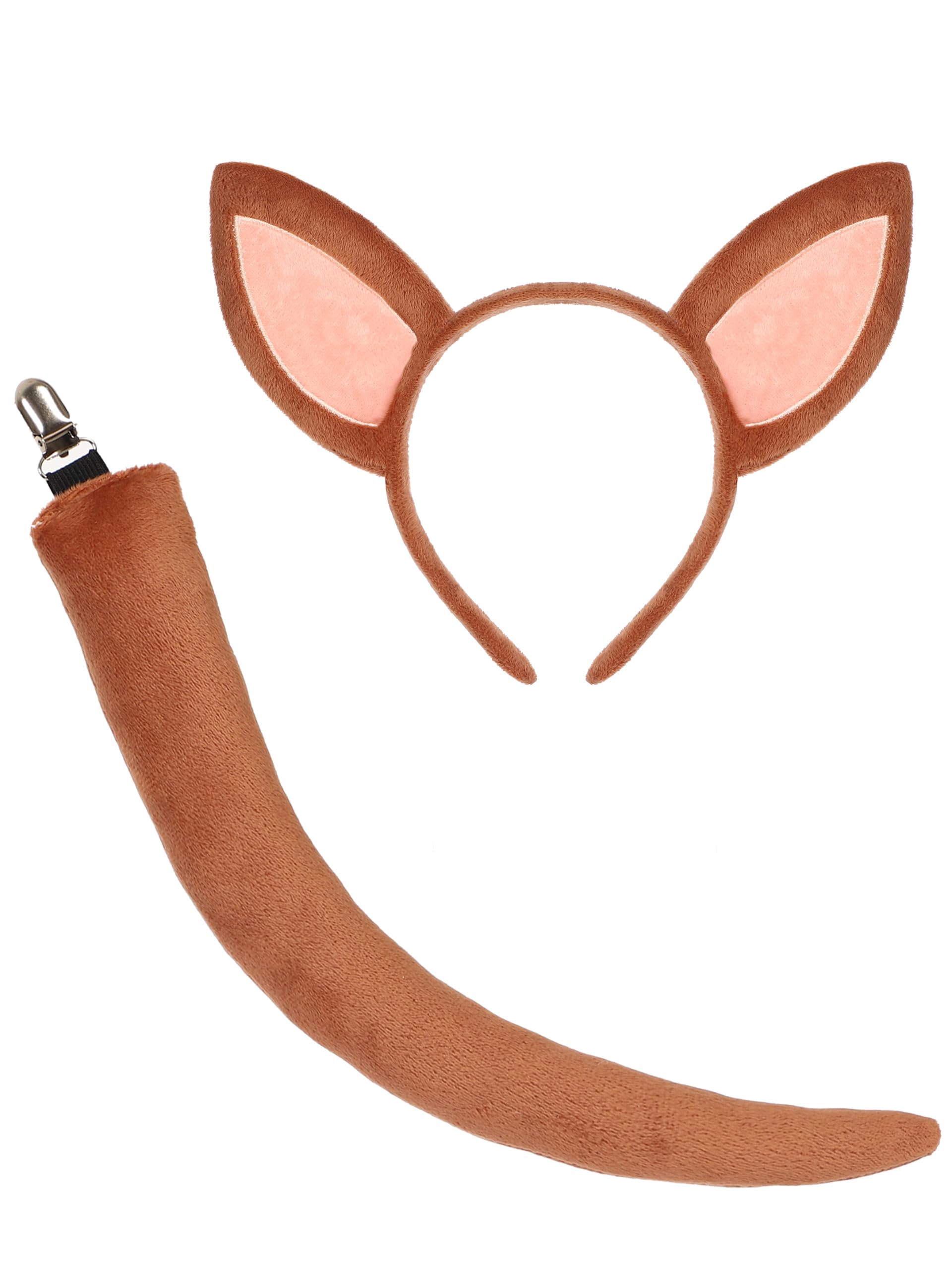 Dog Ears and Tail Set for Women Halloween Costume Party Cosplay Animal accessories