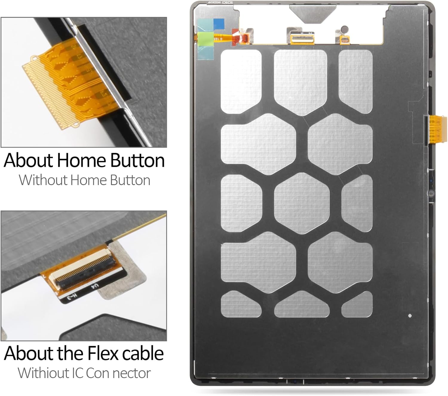 A-MIND for Samsung Galaxy Tab S9 FE Plus 12.4" LCD Replacement Display S9 FE+ SM-X610 SM-X616 Screen Replacement Touch Screen Digitizer Assembly Glass Repair Parts
