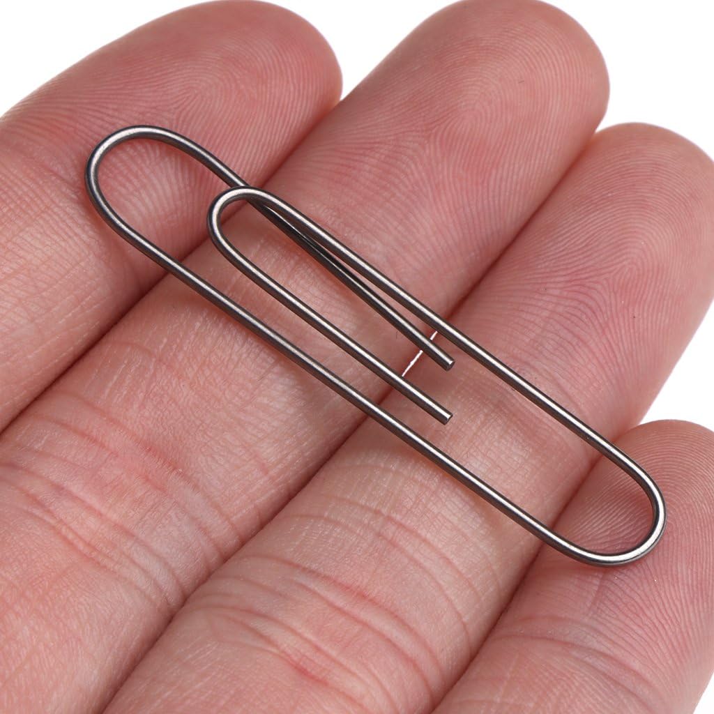 Self Bending Paperclip Memory Shift Toy, Metal Material, Stress Relief Tool, for Photo Props, Stage Performance & Mentalism Illusion