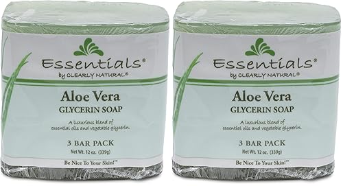 Miniatura 5 de Jabón de glicerina Clearly Natural, Aloe Vera, 12 onzas, 3 unidades