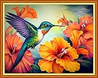 Vista 7 de Dimensean Kits de punto de cruz estampados, gama completa de patrones de bordado, kits de iniciación para principiantes y adultos, kits de punto