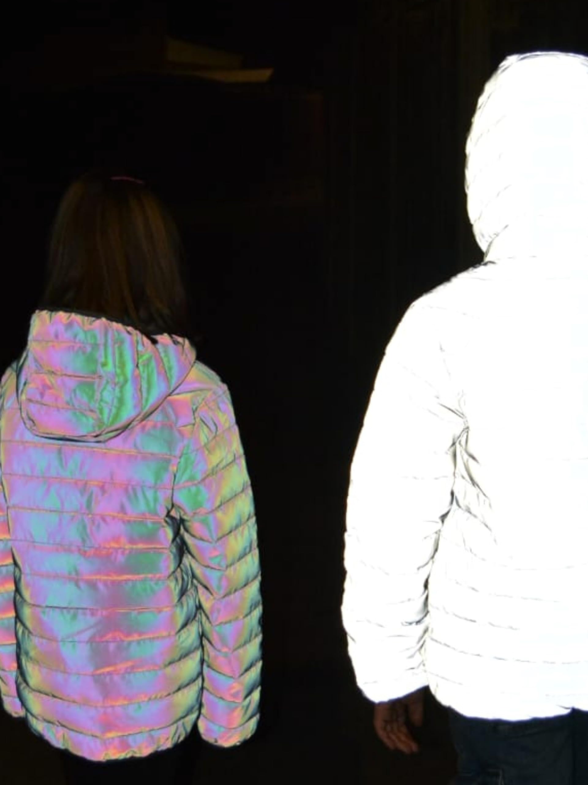 Chaquetas acolchadas reflectantes para niños