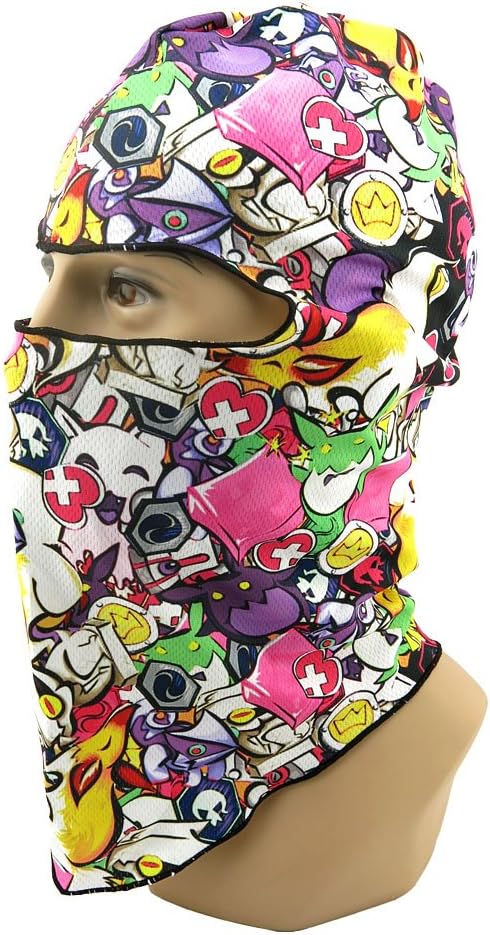 Snowboard Neck Headwear Winter Facemask Parkour Cagoule Full Face Mask Balaclava BB10 Painting