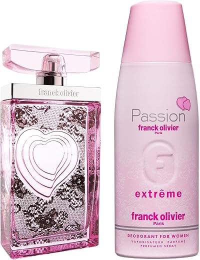 Franck Olivier Passion Extreme Virtual Gift Set For Women (EDP 75ml + Deodorant Spay 250ml)