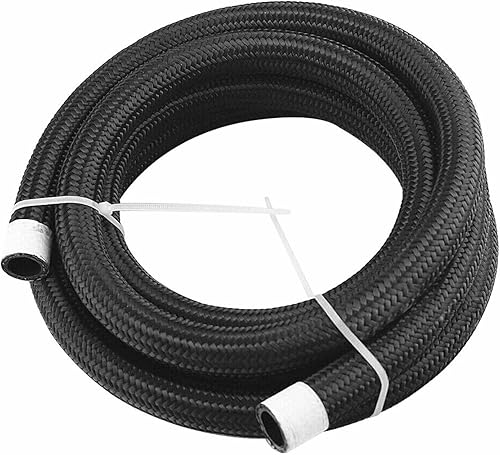 Miniatura 23 de 6AN - Manguera de línea de combustible trenzada de nailon de acero inoxidable de 20 pies, manguera de aceite y gas, manguera de línea de aceite