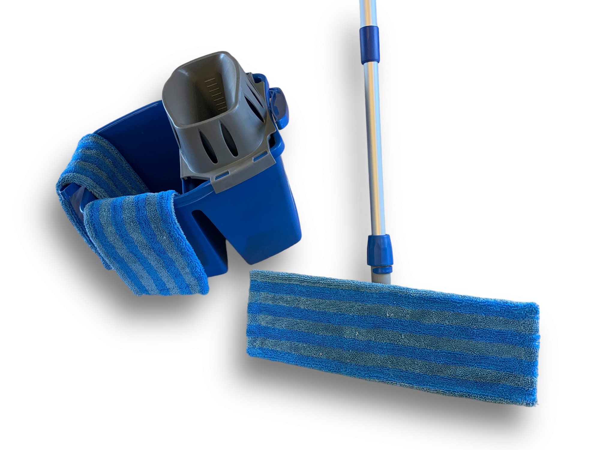 Kibros Kit lave-sol Easy Press Pro seau double Aquafill 3 franges micro