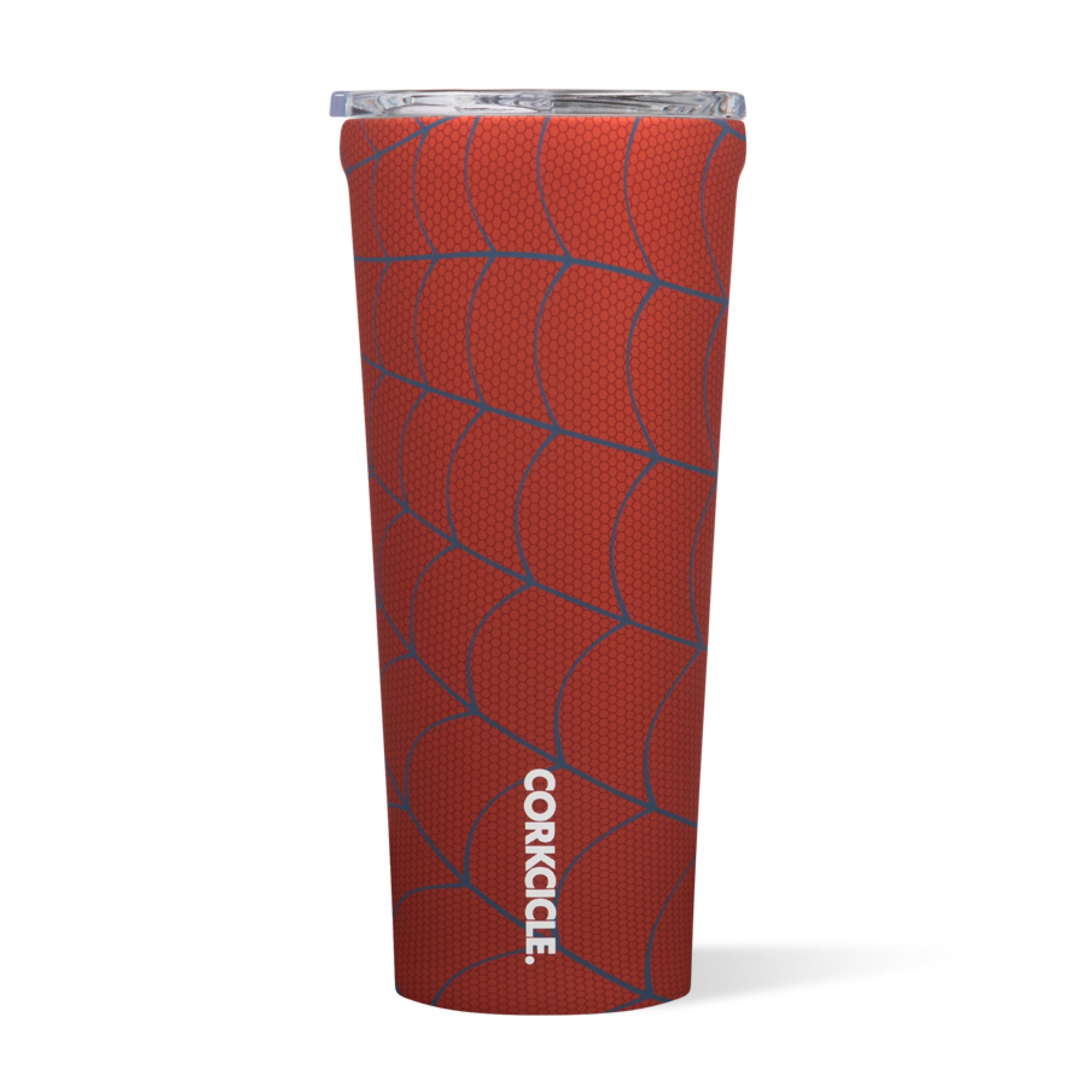 Corkcicle Corkcicle Insulated Tumbler with Lid, 24 oz, Marvel Spider-Man | Spill-Safe Seal-Car-Friendly Base-BPA-Free Materials-No-Sweat Exterior-Easy-Grip Sides-Durable Construction