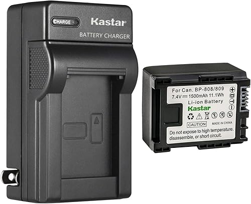 Miniatura 10 de Kastar Paquete de 2 baterías y cargador de pared de CA de repuesto para Canon VIXIA HF10, VIXIA HF11, VIXIA HF20, VIXIA HF21, VIXIA HF100, VIXIA