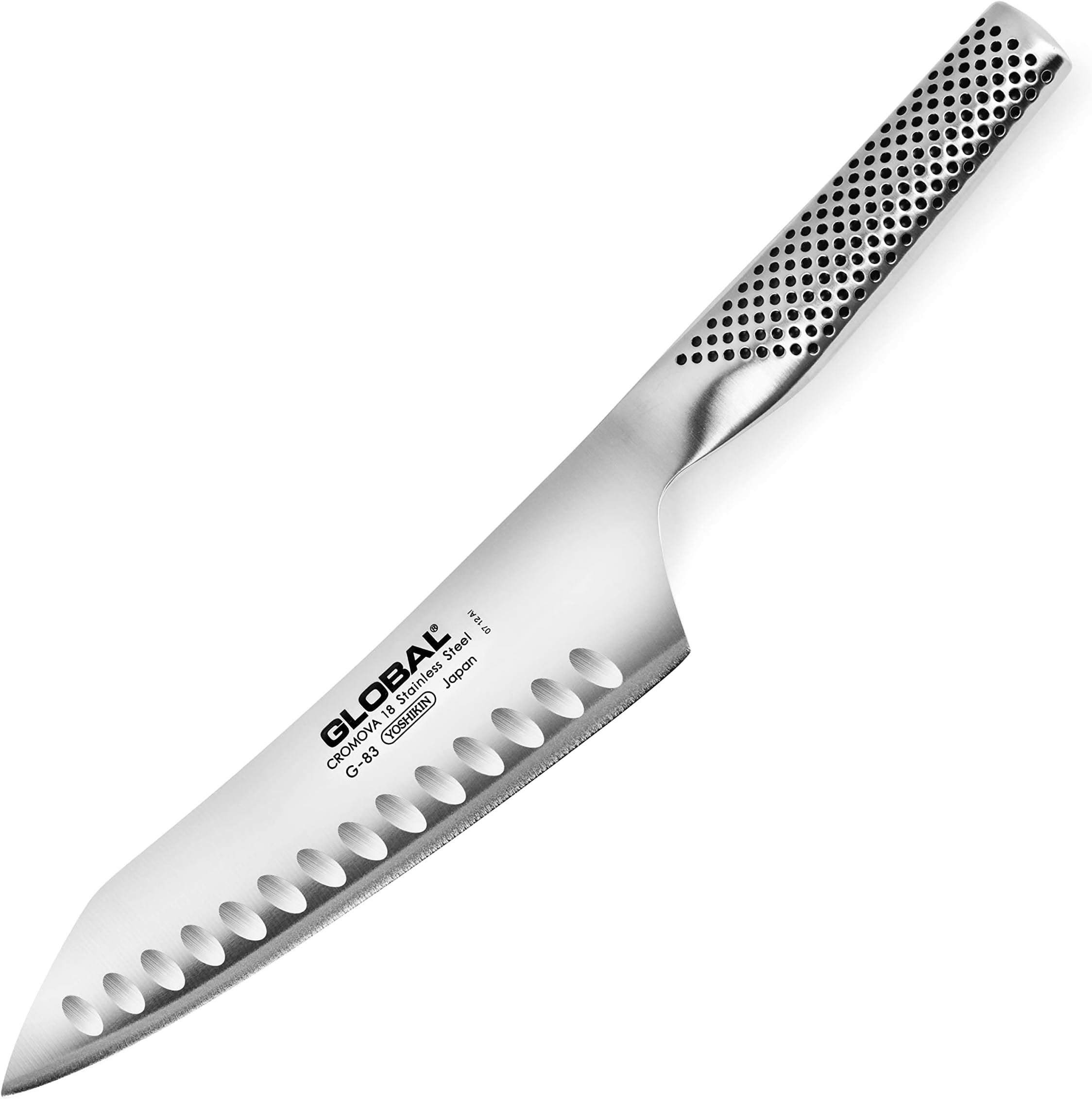 7" Asian Chef's Knife with Hollow Edge