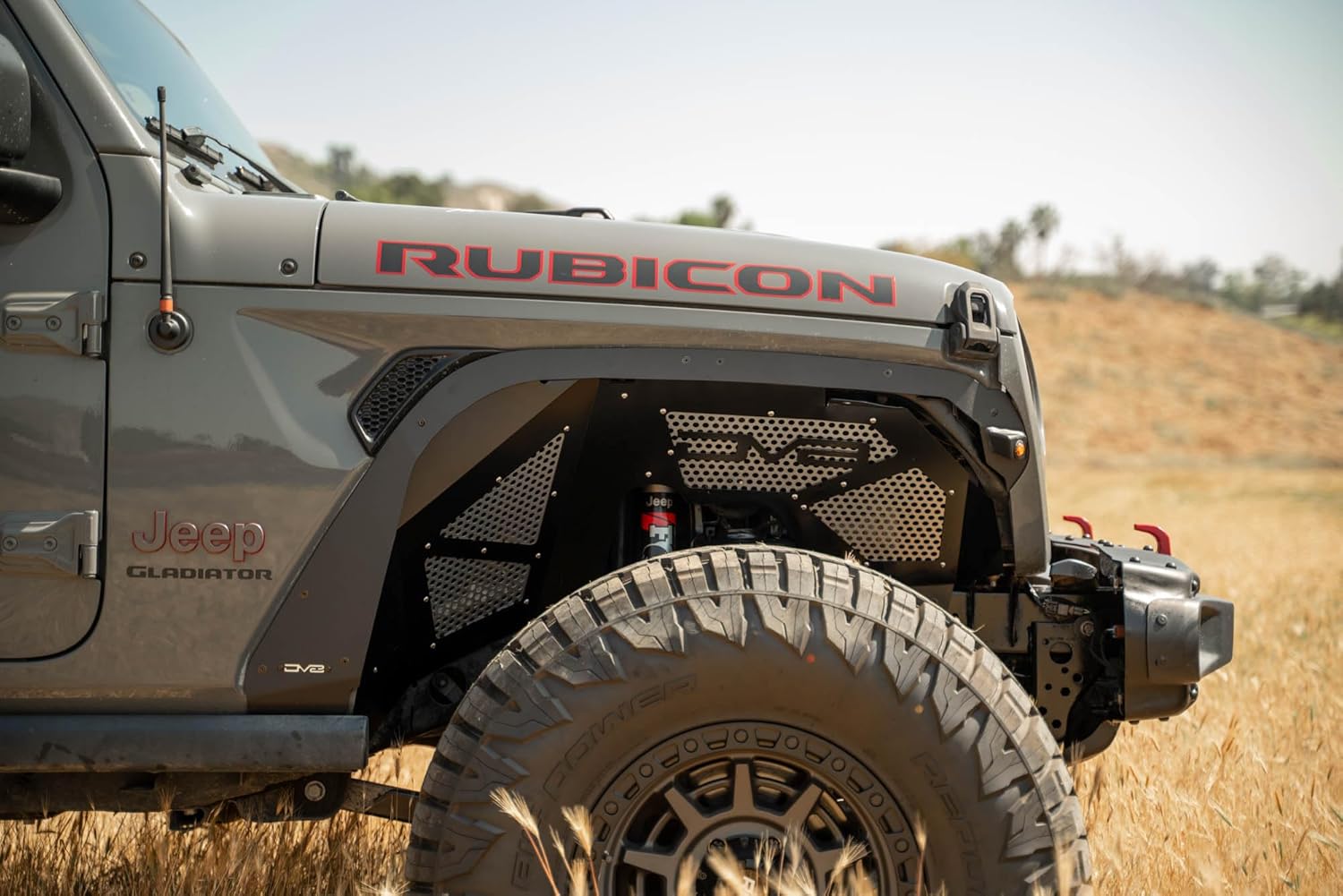 Fender Deletes for 2020-2026 Jeep Gladiator JT | Improves Clearance for Articulation | Plug and Play Amber Turn Signals | Trim Design | Flush Hardware | 3.5mm Steel Construction | Powder Coat Finish