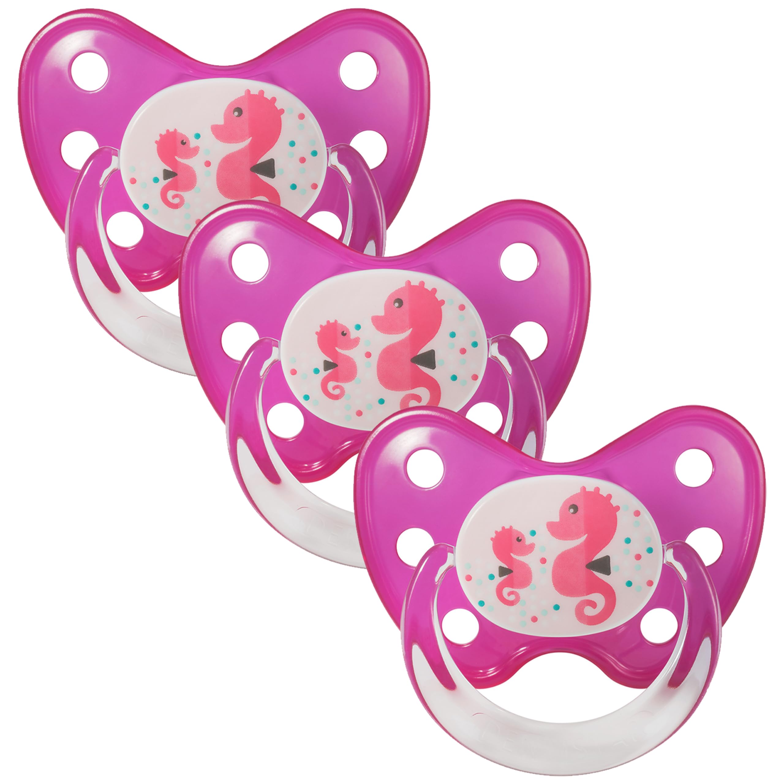 dentistar Set de 3 Chupetes Ortodónticos de Silicona – Talla 1, 0-6 meses – Chupete recien nacido previene la desalineación de los dientes – Libre de BPA – Corazón, Azul — view 47