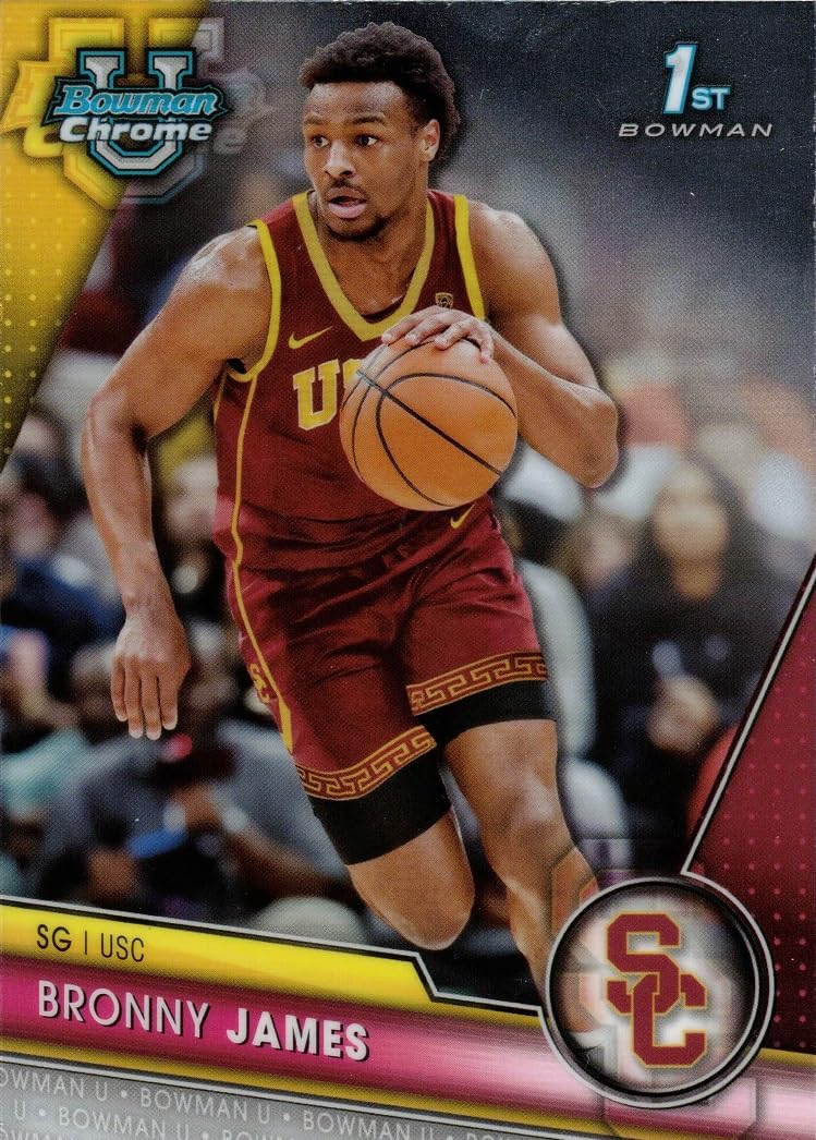 Amazon.com: 2023-24 Bowman University Chrome Basketball #95 Bronny 