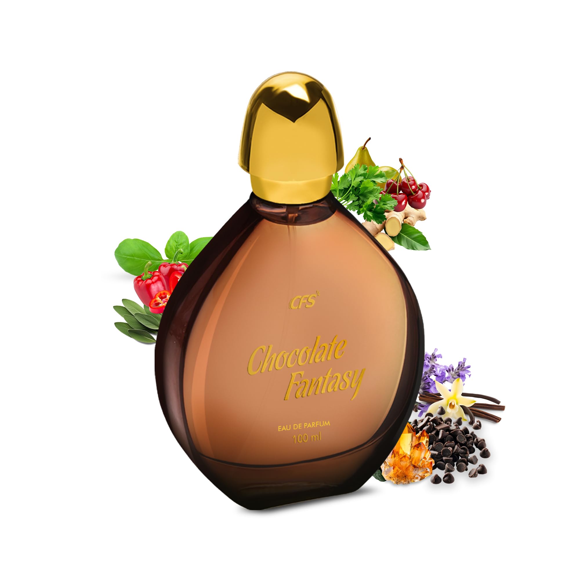 CFS CREATIVE FRAGRANCE SERIES Chocolate Fantasy Eau De Parfum Long Lasting Edp For Men And Women's 100Ml - Fruity, Spray-image-29