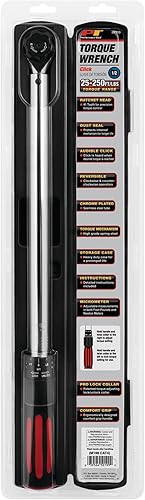 Miniatura 36 de Performance Tool M195 llave dinamométrica de estilo haz de 0-80 pulgadas y 0-7 Newton-metro