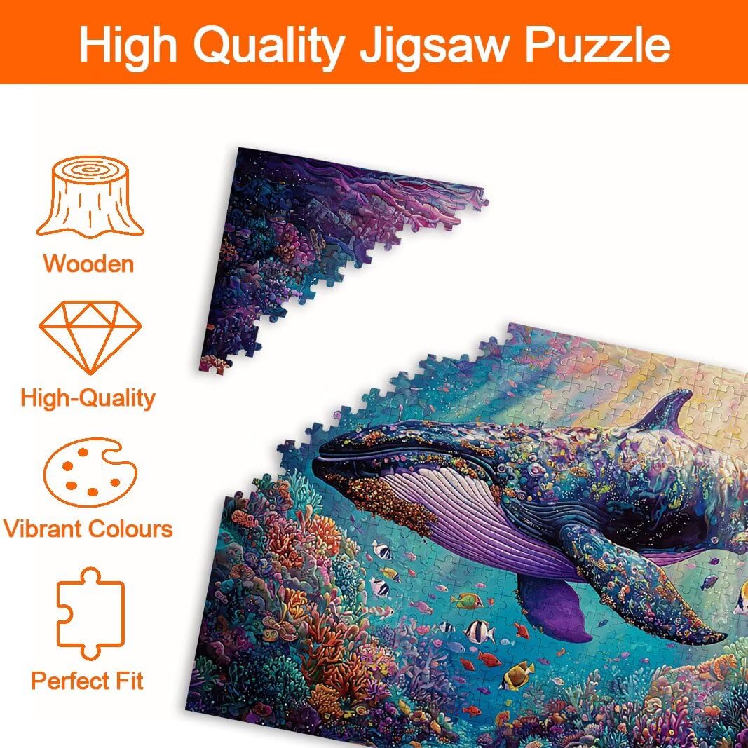 Puzzle Balena, Puzzle 2000 Pezzi Adulti per Decor, Regalo Donna/Uomo -8754