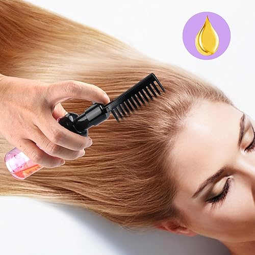 Miniatura 5 de Wowang Botella aplicadora de peine de raíz, paquete de 3 cepillos aplicadores de tinte para el cabello, botella aplicadora de 2 oz2.0 fl oz para