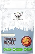 Saatyaki Naturals Peshawari Chicken Masala -100gm | Authentic Indian Spice Blend for Chicken Curries, Nahari Dishes| Homemade Style, Freshly Grounded Aromatic Masala with No Preservatives