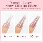 MIZHSE 15ml Glitter Pink Nail Polish Large Volume Quick Dry | Pink Nail Polish Air Drying Fast,Regular Sparkle Shimmery and Long Lasting Glitter Nail Lacquer,Nail Art Manicure DIY Home