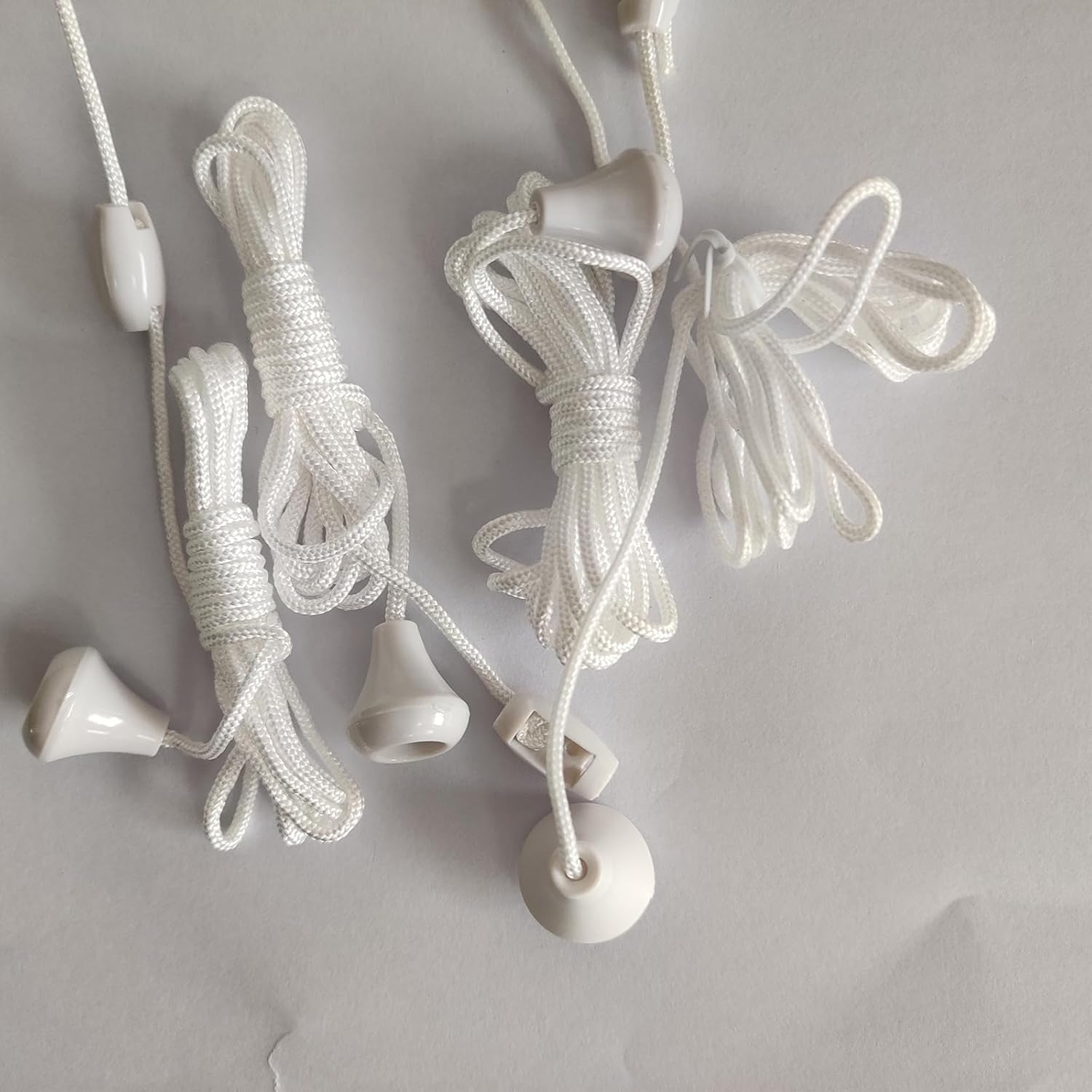 10Pcs Nylon Bathroom Light Pull Cord String Replacement Ceiling Switches with Connector Chain Easy to Use Ceiling Switches