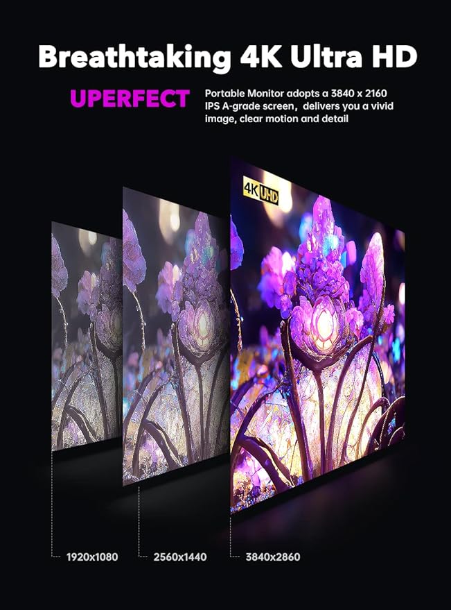Monitor Portátil 17.3'' 4K QLED 600 Nits FreeSync miniatura 2