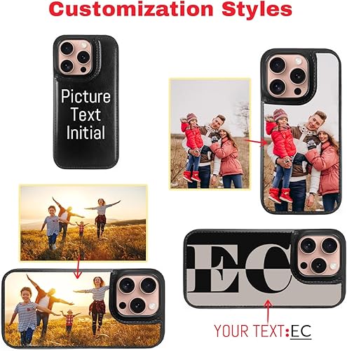 Miniatura 4 de Funda protectora de piel personalizada para iPhone 17 Air 16 15 14 13 12 11 Pro Max, Pro, Plus, Mini, XS XR X XS 8 7 SE, funda protectora de cuero